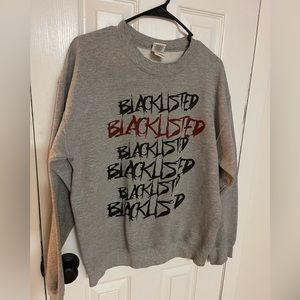 Blacklisted (PA Hardcore) crew neck sweatshirt - Medium